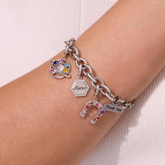 Gnoce Color Planet Clasp Clusters Charm_6