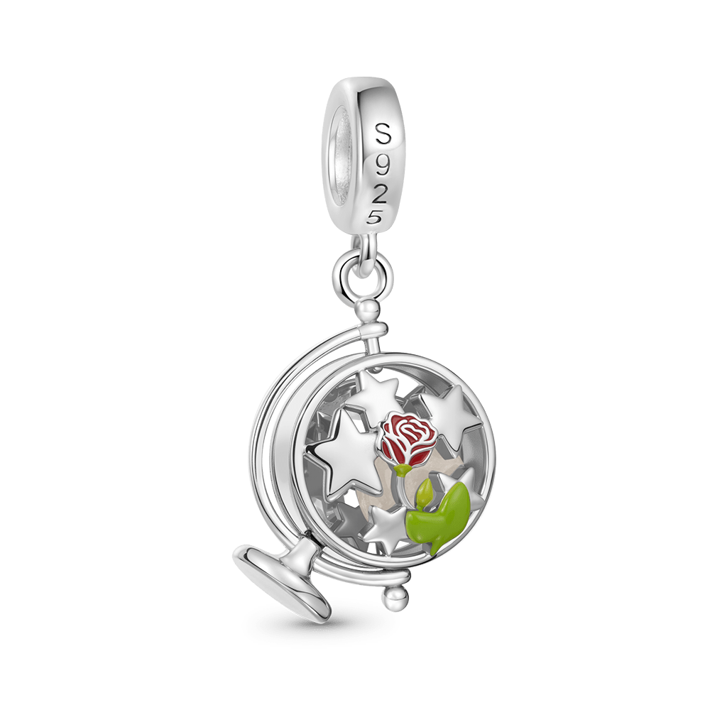 Gnoce Little Boy Globe Glow-in-the-Dark Pendant Dangle Charm_5