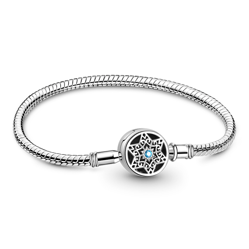 Gnoce Star Basic Snake Chain Bracelet_1