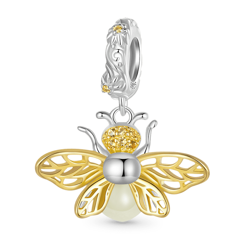 Gnoce Glow in the Dark Bee Pendant Dangle Charm_2