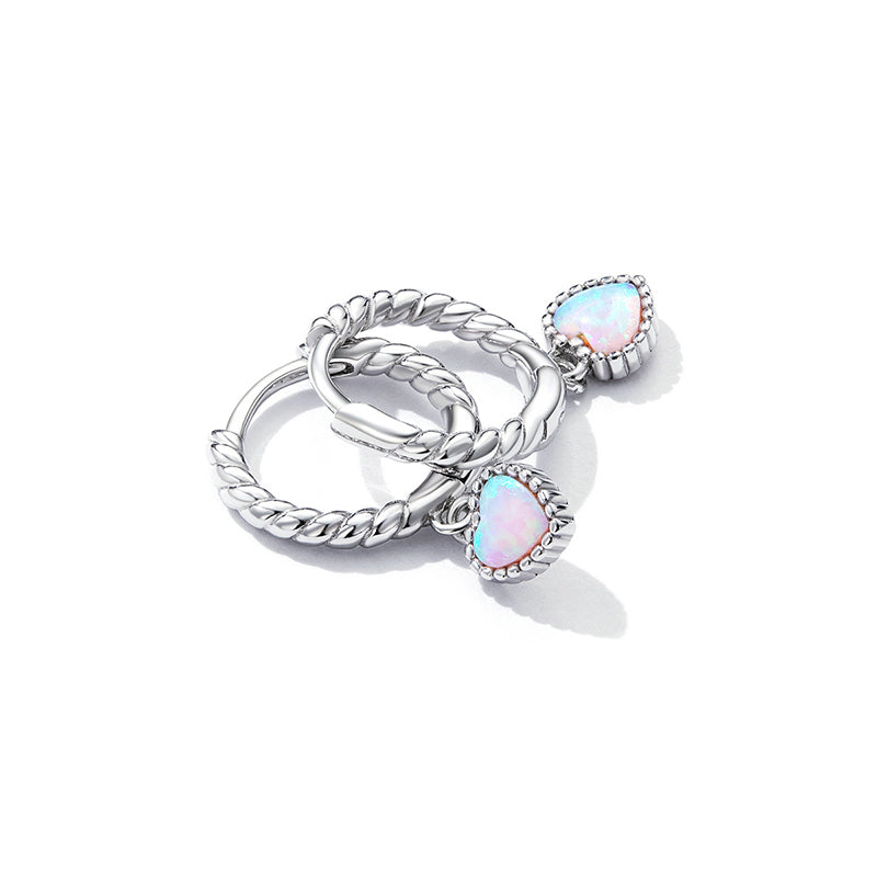Gnoce Colorful Aussie Gem Heart Earrings_3