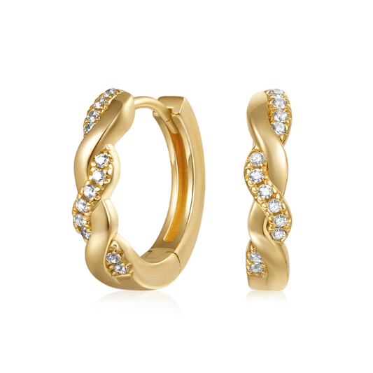 Gnoce Twisted Interwoven Hoops Earrings_1