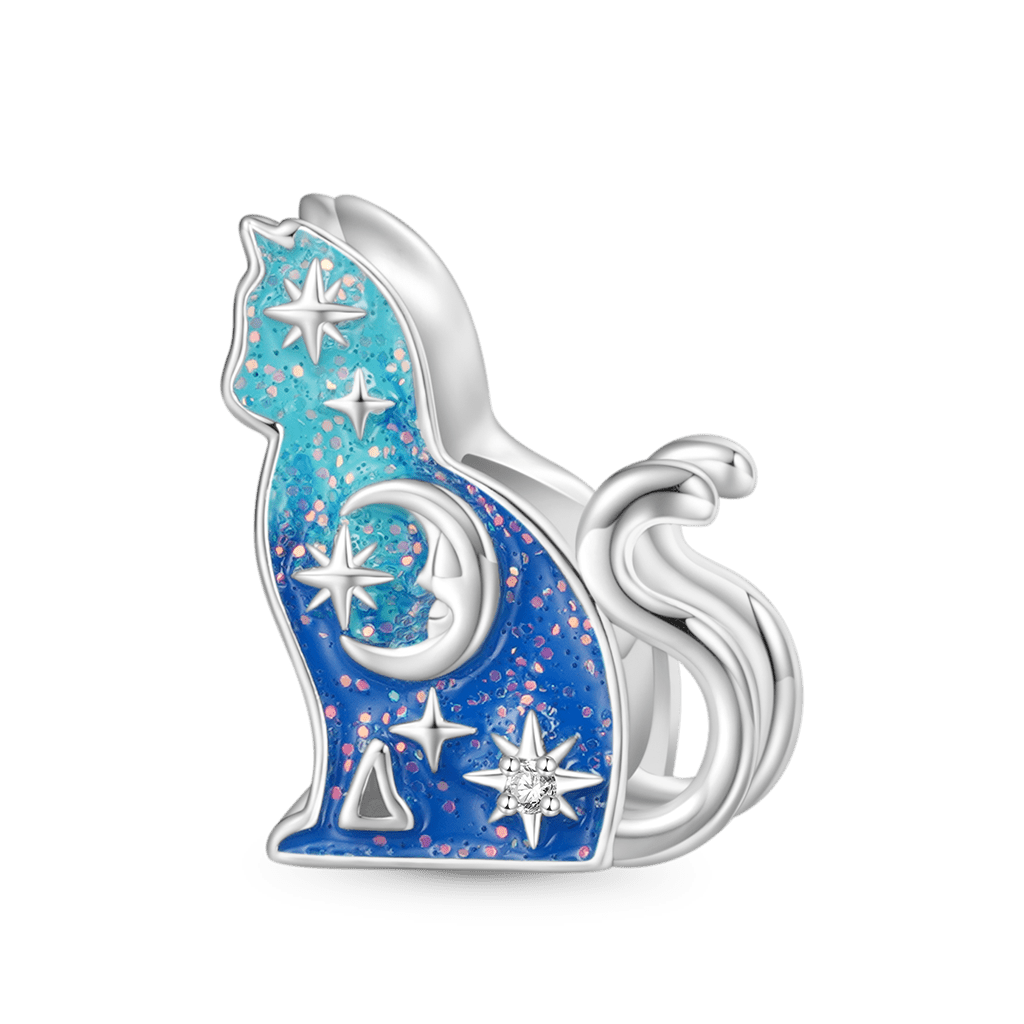 Gnoce Cat Star Moon Charm_1
