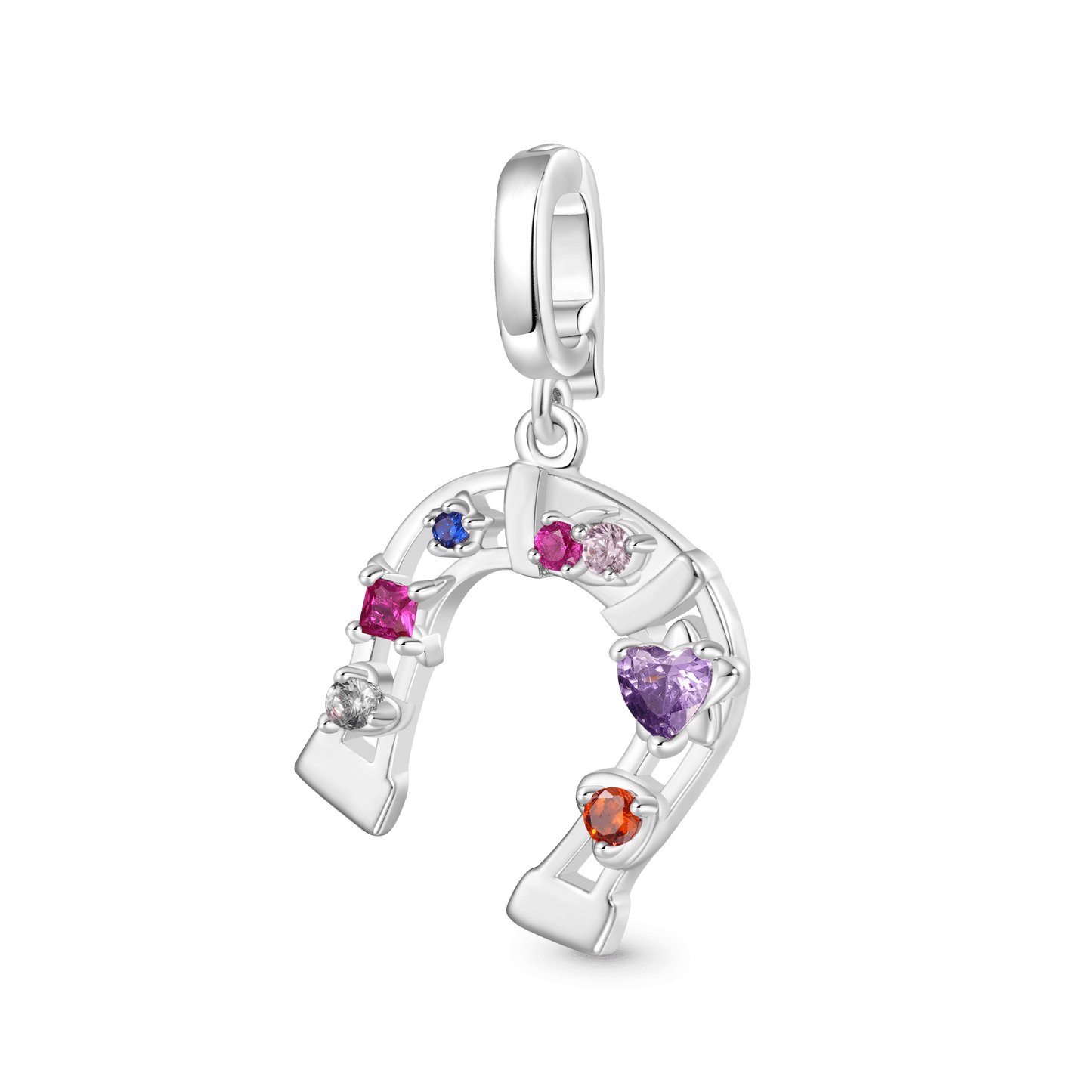 Gnoce Lucky Horseshoe Clasp Clusters Charm_1