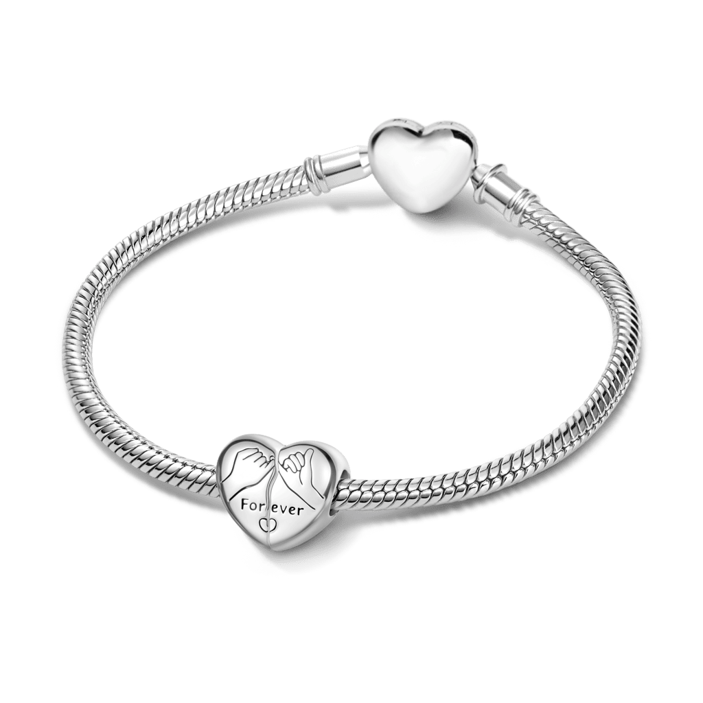 Gnoce Valentine's Day Personalized Love Forever Heart Charm_3