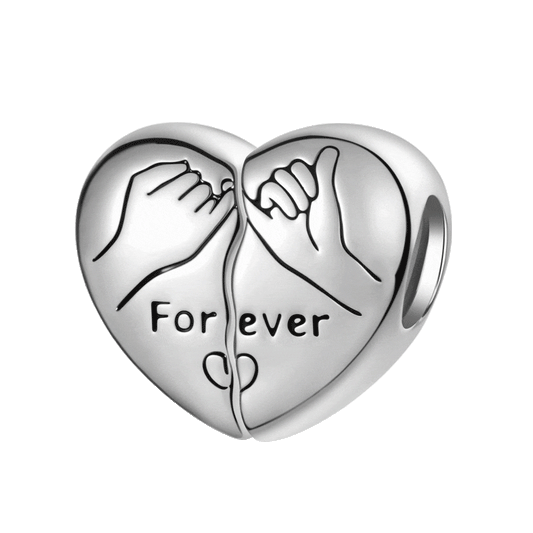 Gnoce Valentine's Day Personalized Love Forever Heart Charm_1